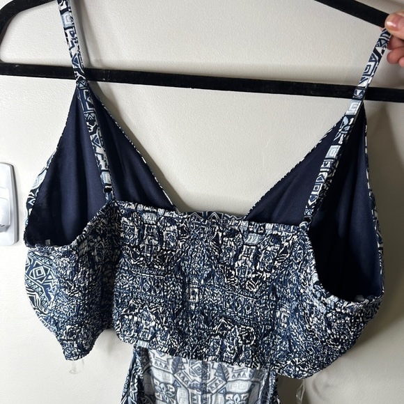 George Women's Cut-Out Wide Leg Pattern Jumpsuit XL - Picture 6 of 13